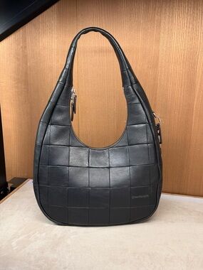 coach Alter/Ego Crescent Shoulder Bag In Upcrafted Leather black